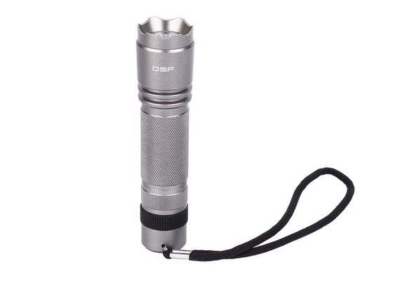 Approbation en aluminium de l'argent ATEX LED de lampe-torche anti-déflagrante d'IP66 100Lm 1W