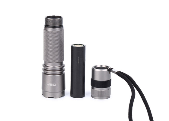 Approbation en aluminium de l'argent ATEX LED de lampe-torche anti-déflagrante d'IP66 100Lm 1W