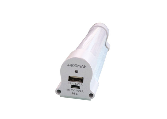 Capacité portative rechargeable blanche de la lumière 4W 4400mAh de secours